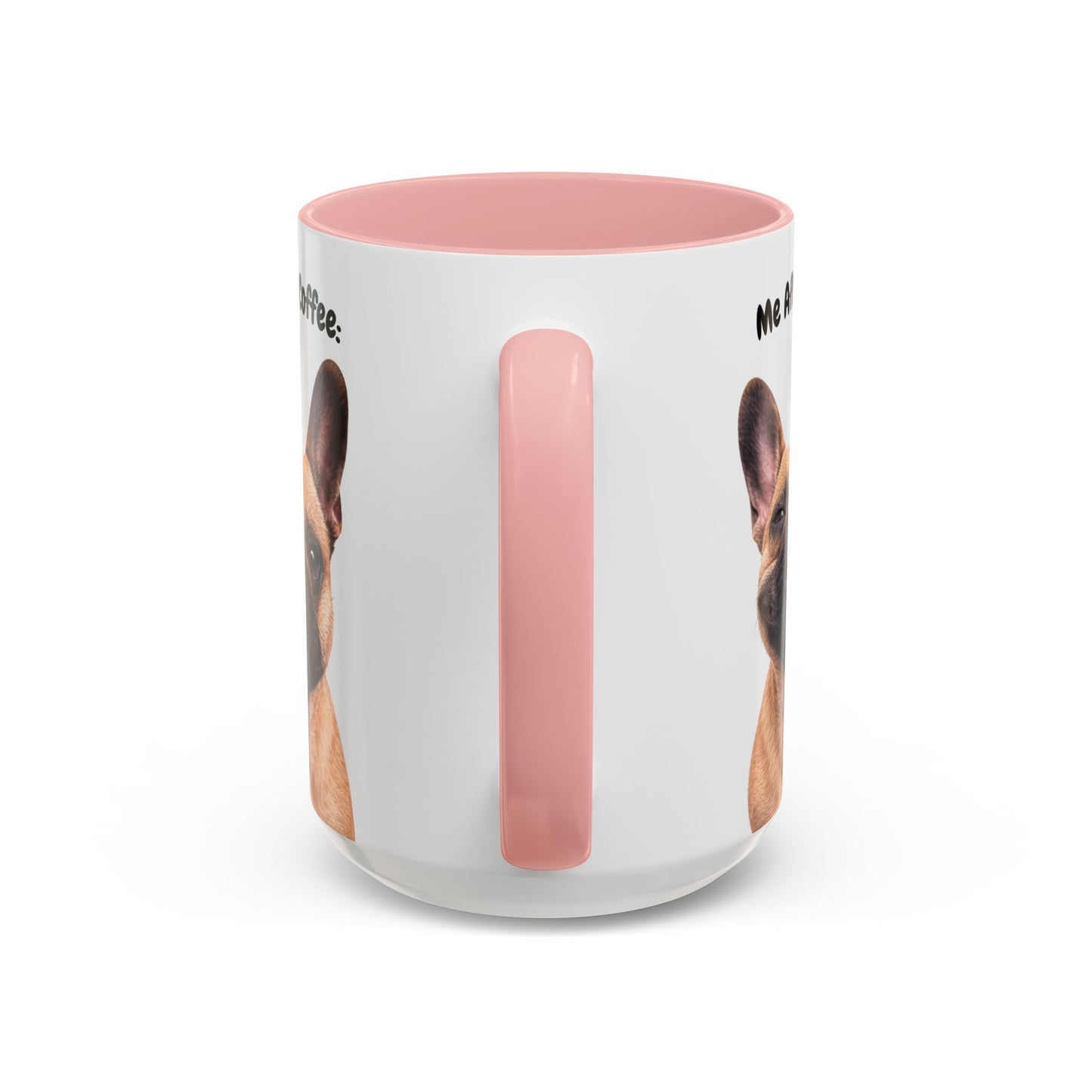 Funny French Bulldog Coffee Mug – Me Before Coffee / Me After Coffee – Cute Frenchie Teeth Design – Teefers Original