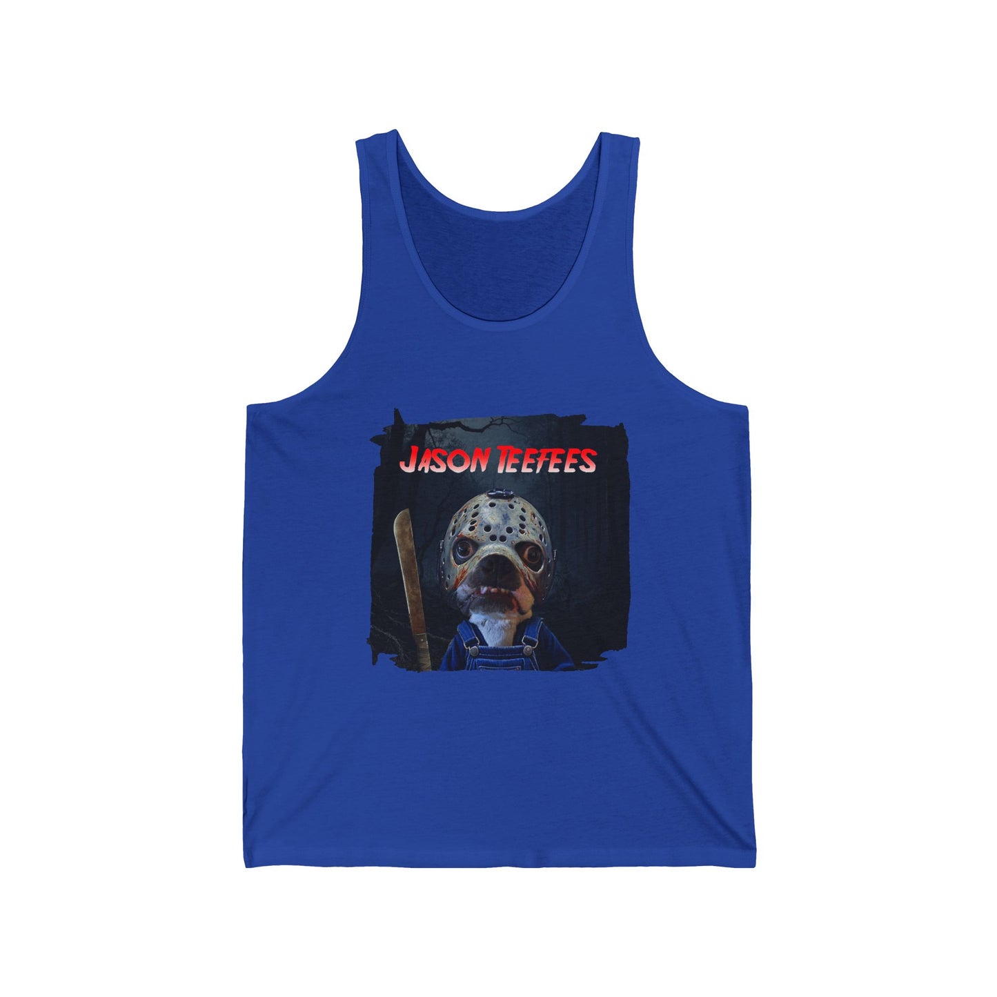 Jason Teefees Unisex Tank Top: Campsite Chiller