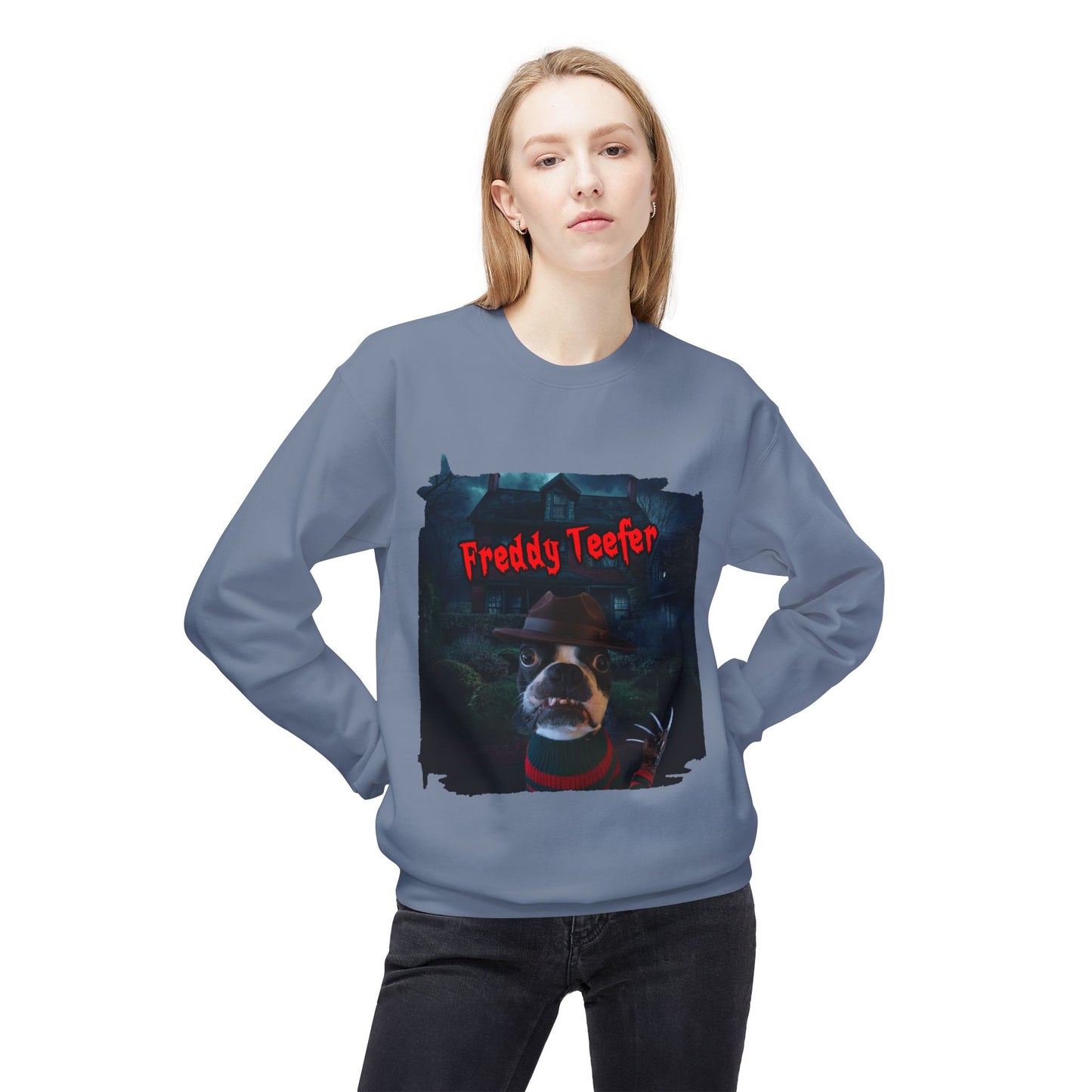 Freddy Teefer Crewneck Sweatshirt: Dream Realm Cozy