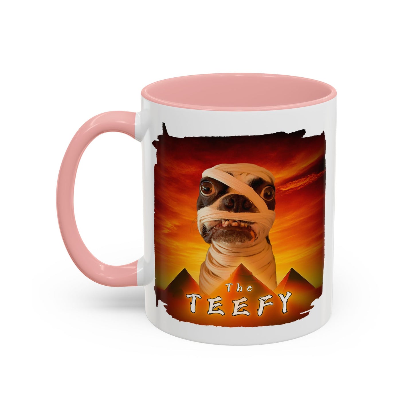 Mummified Mornings: The Teefy Accent Mug
