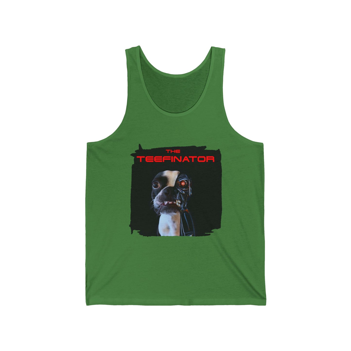 The Teefinator Unisex Tank Top: Cybernetic Cool