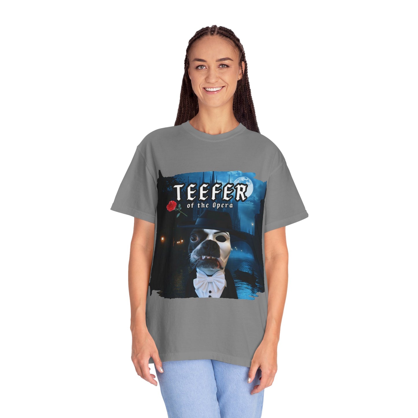 Teefer of the Opera Unisex T-Shirt: Curtain Call Comfort