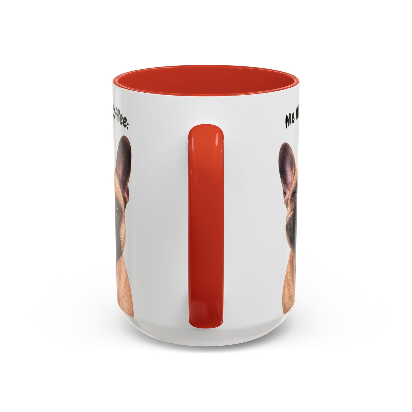 Funny French Bulldog Coffee Mug – Me Before Coffee / Me After Coffee – Cute Frenchie Teeth Design – Teefers Original