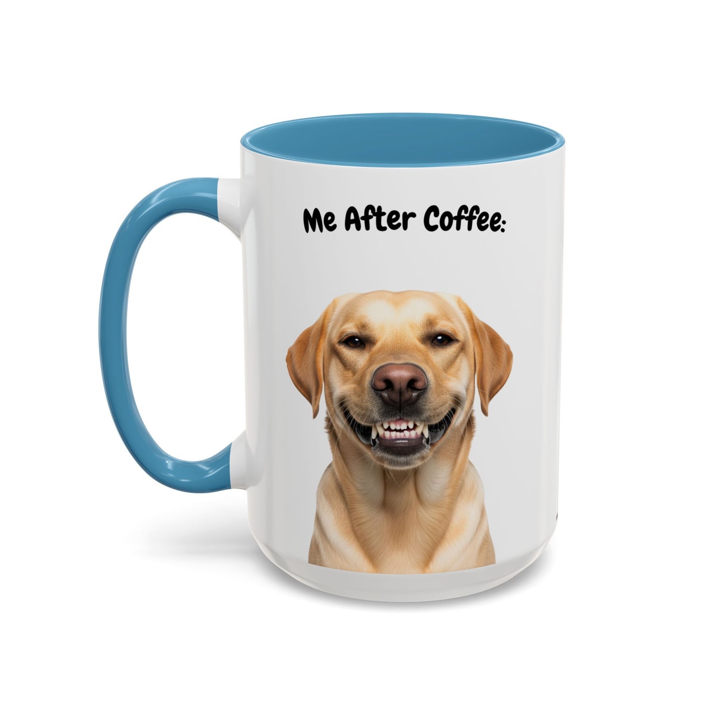 Funny Labrador Retriever Coffee Mug – Me Before Coffee / Me After Coffee – Cute Lab Teeth Design – Teefers Original