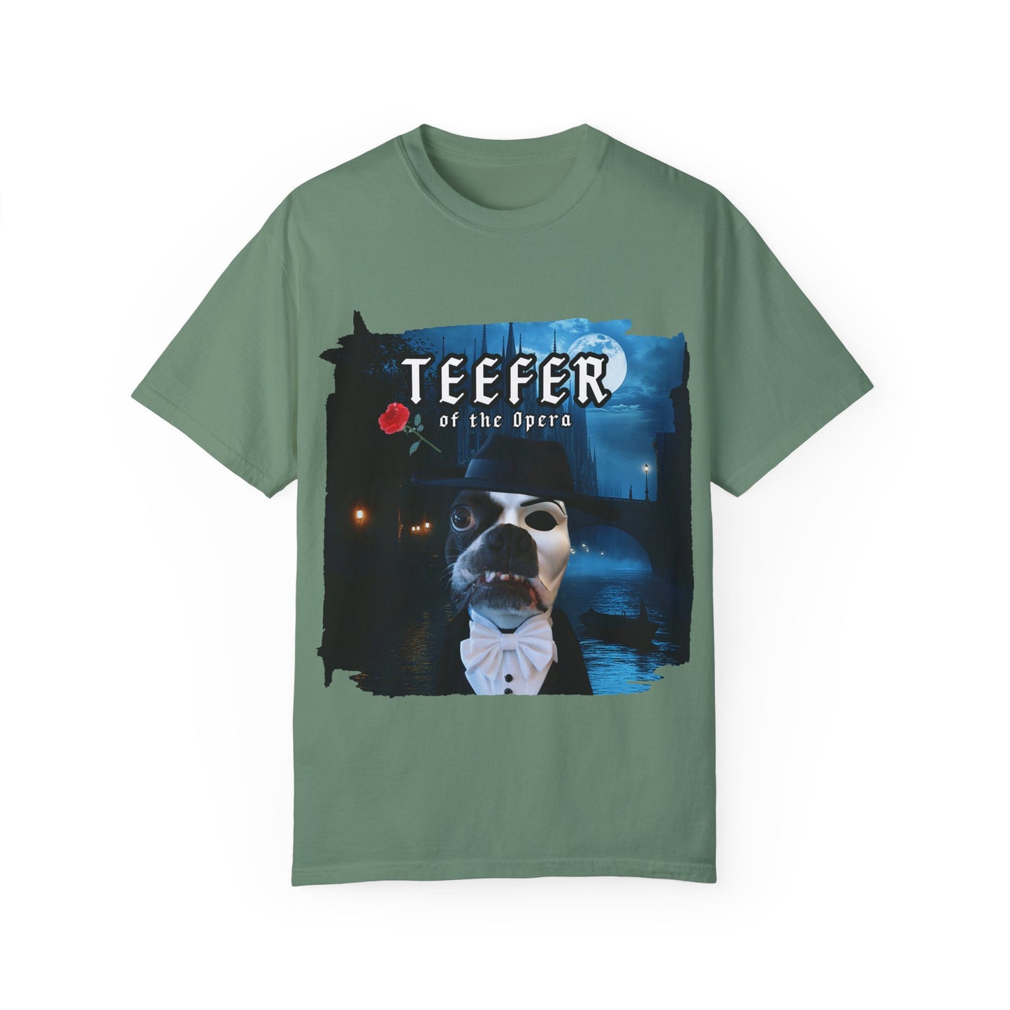 Teefer of the Opera Unisex T-Shirt: Curtain Call Comfort