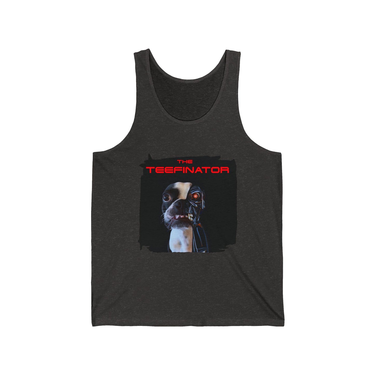 The Teefinator Unisex Tank Top: Cybernetic Cool