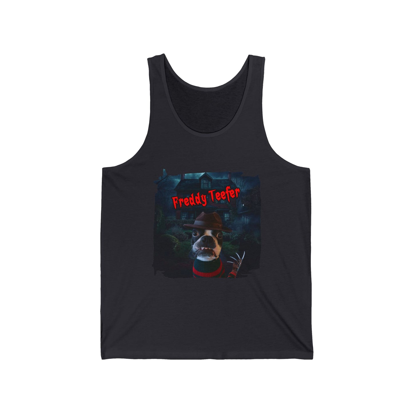 Freddy Teefer Unisex Tank Top: Nightmare Knit