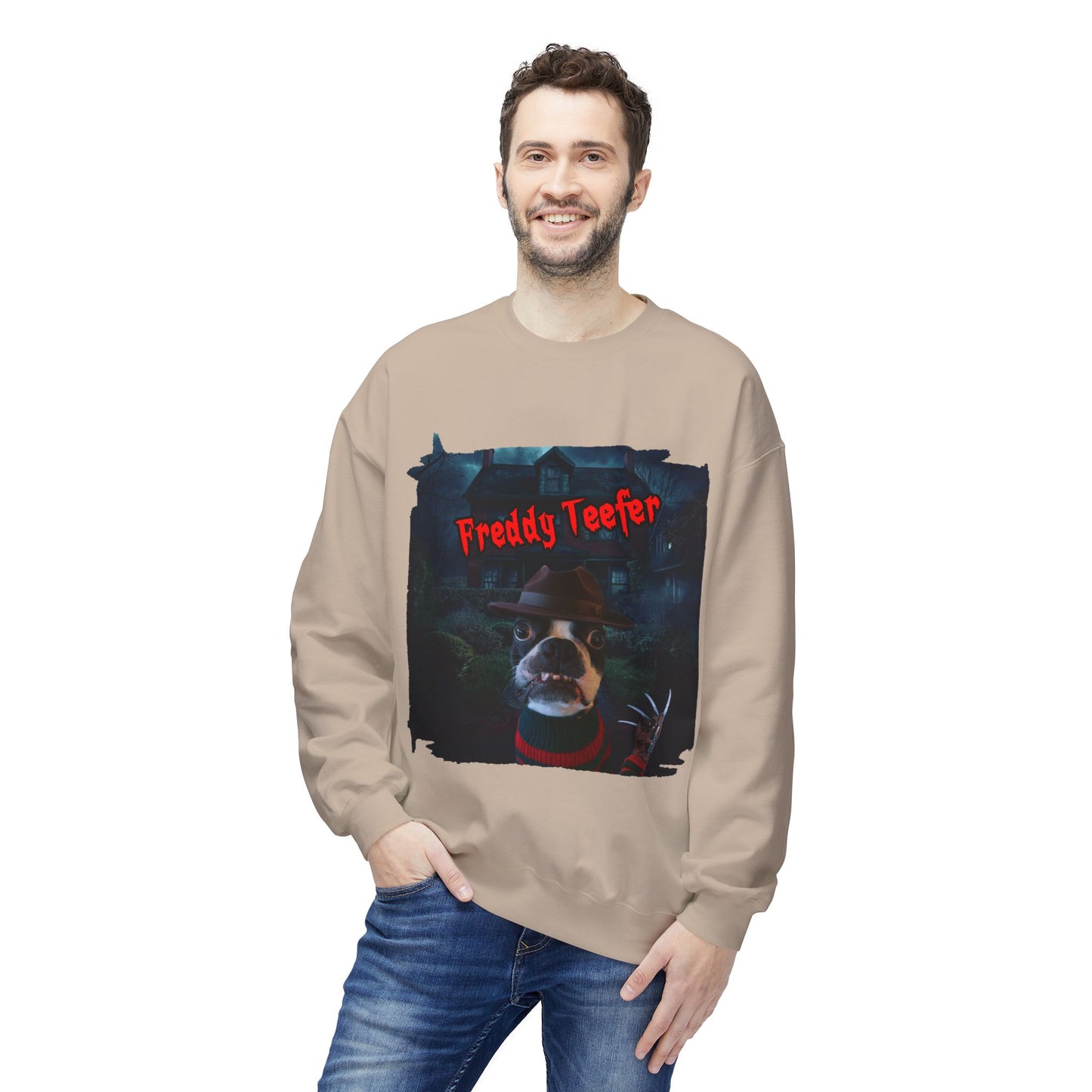 Freddy Teefer Crewneck Sweatshirt: Dream Realm Cozy