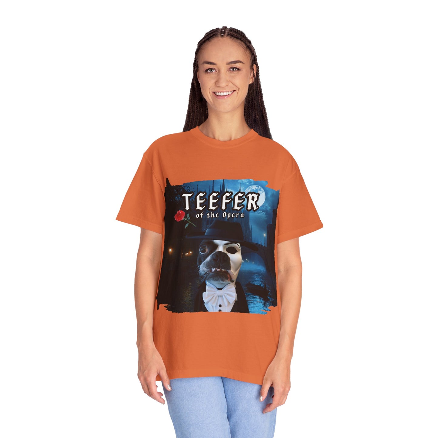 Teefer of the Opera Unisex T-Shirt: Curtain Call Comfort
