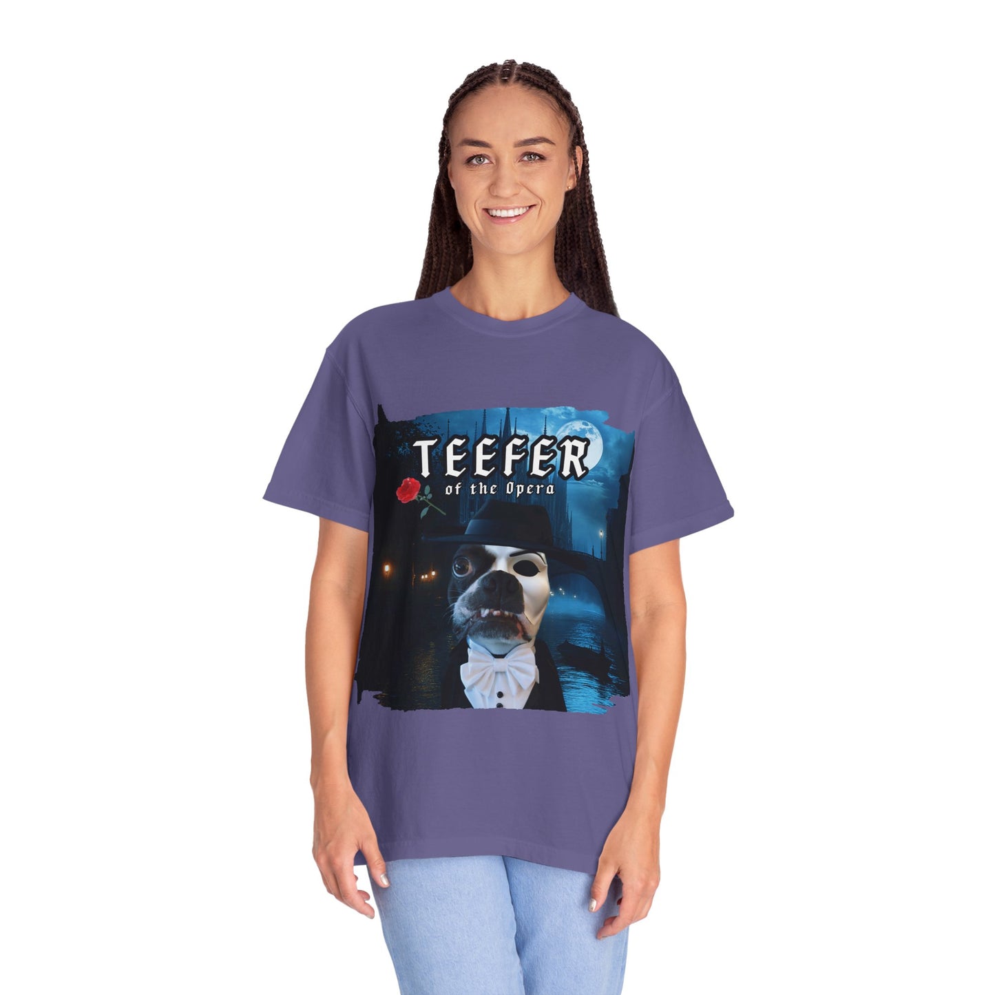 Teefer of the Opera Unisex T-Shirt: Curtain Call Comfort
