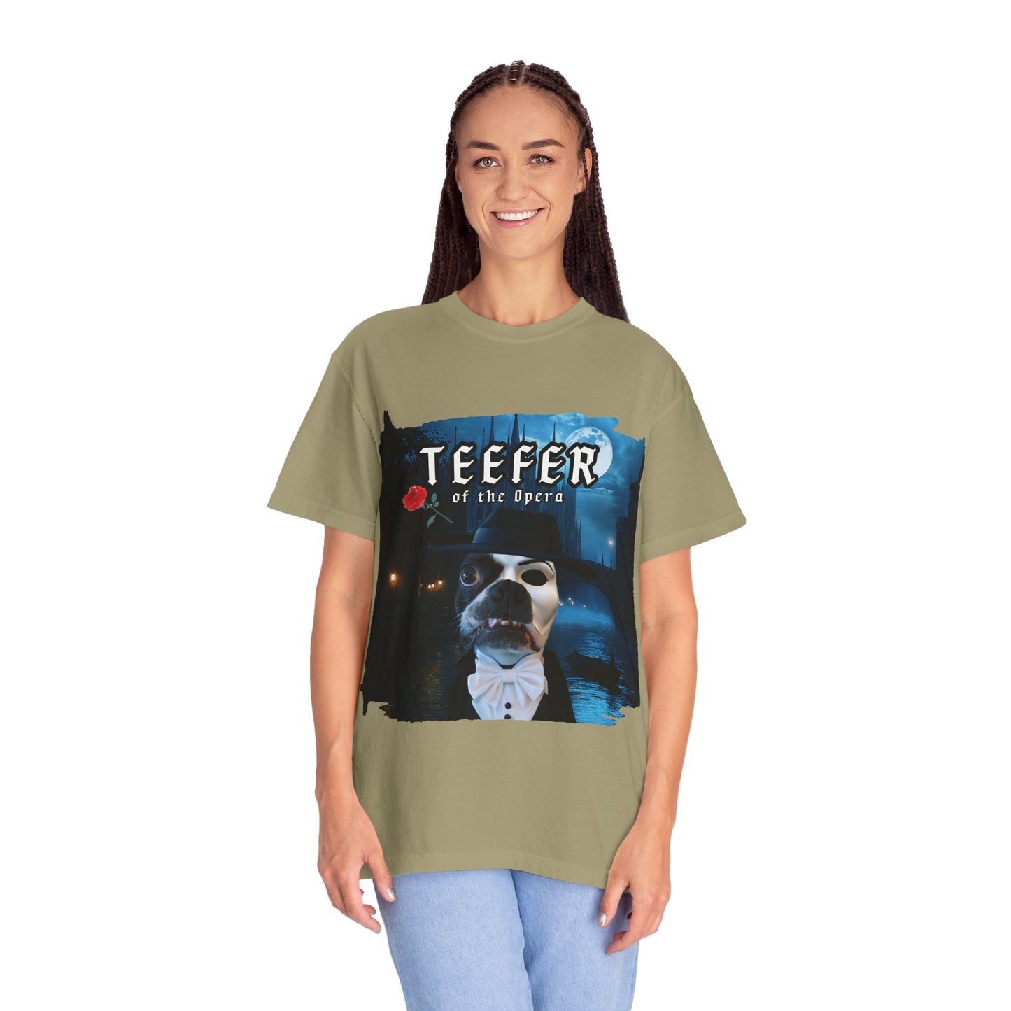 Teefer of the Opera Unisex T-Shirt: Curtain Call Comfort