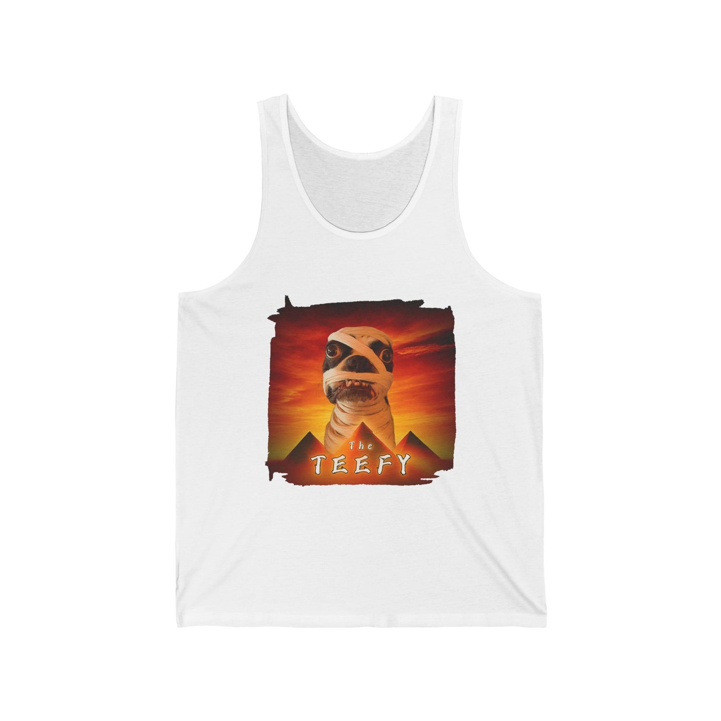 The Teefy Unisex Tank Top: Mummy's Casual Charm