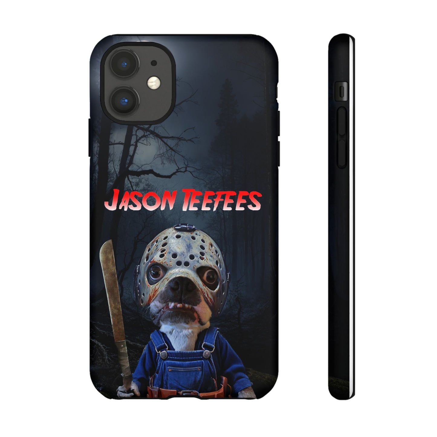 Masked Mischief: Jason Teefees Phone Case