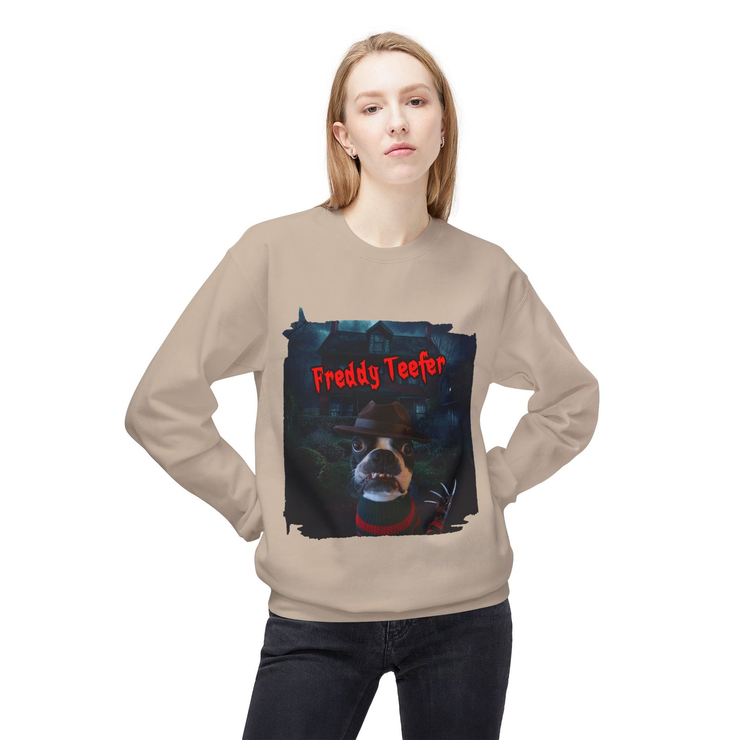 Freddy Teefer Crewneck Sweatshirt: Dream Realm Cozy