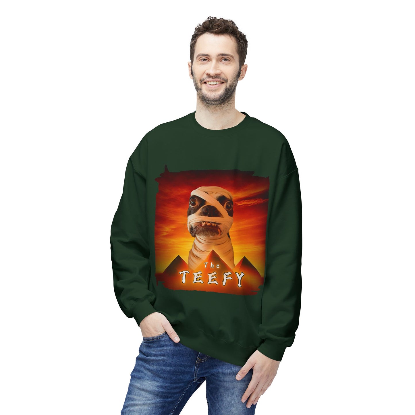 The Teefy Crewneck Sweatshirt: Ancient Comfort