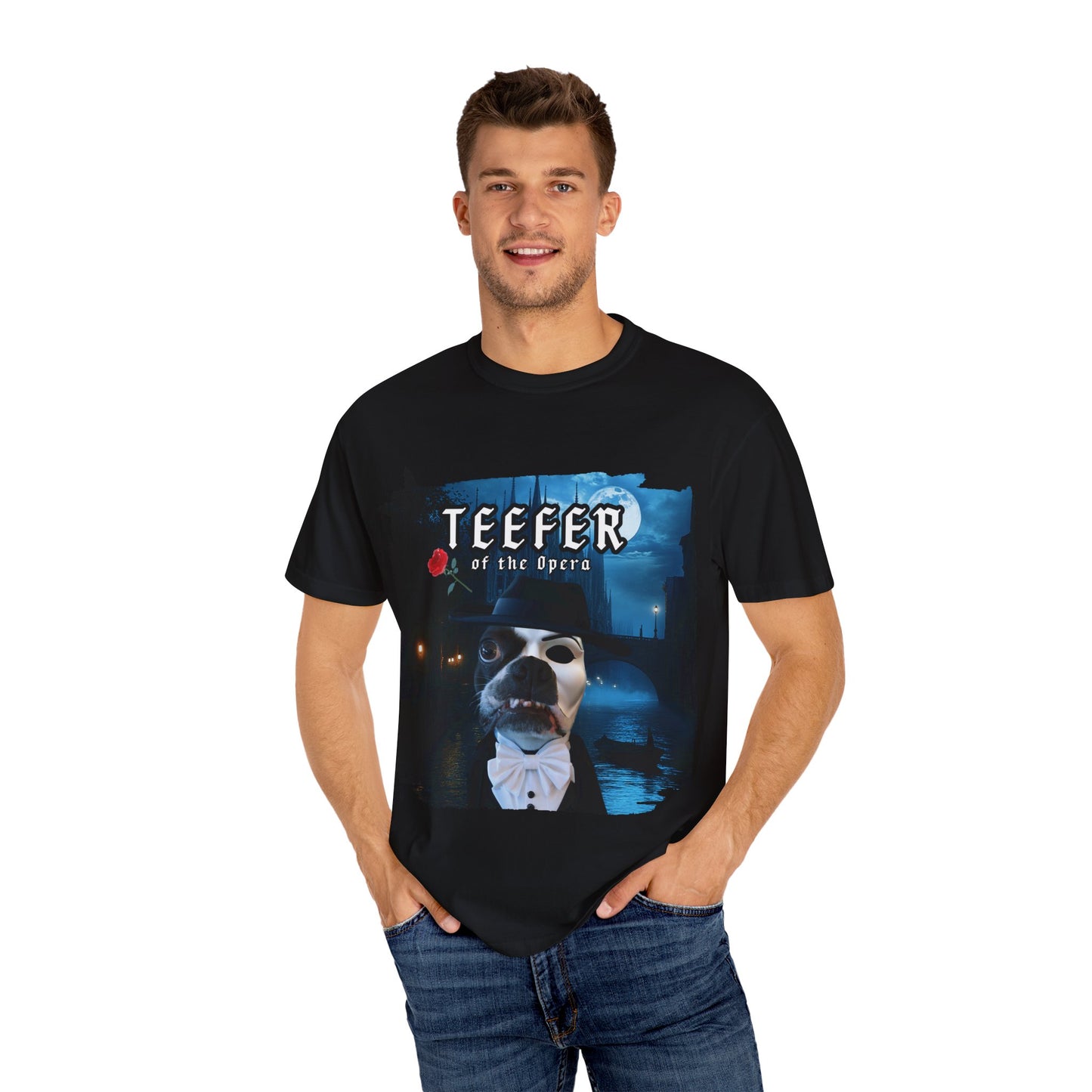 Teefer of the Opera Unisex T-Shirt: Curtain Call Comfort