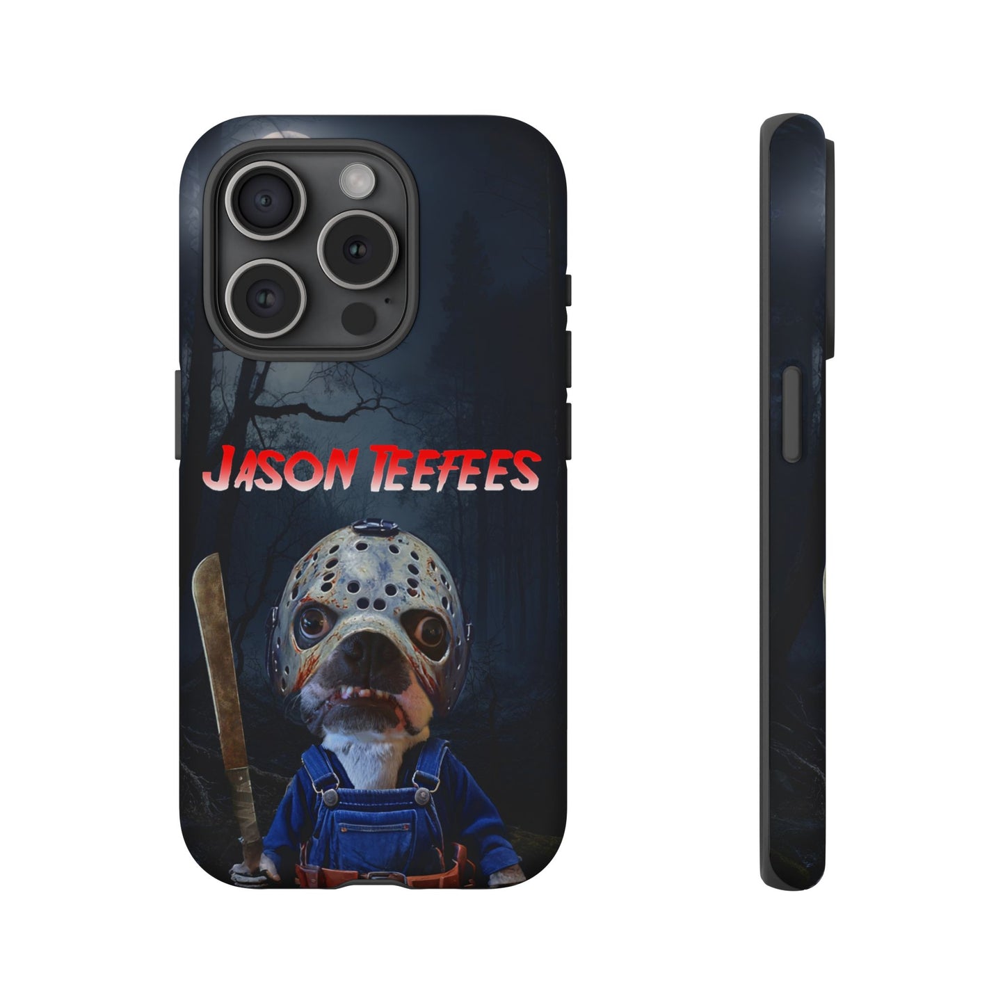 Masked Mischief: Jason Teefees Phone Case