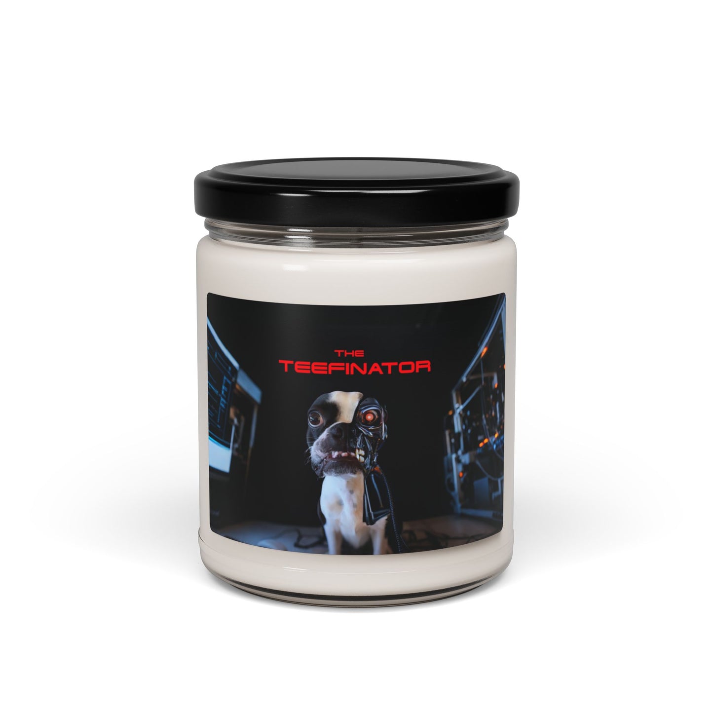 The Teefinator Scented Candle: Future Glow