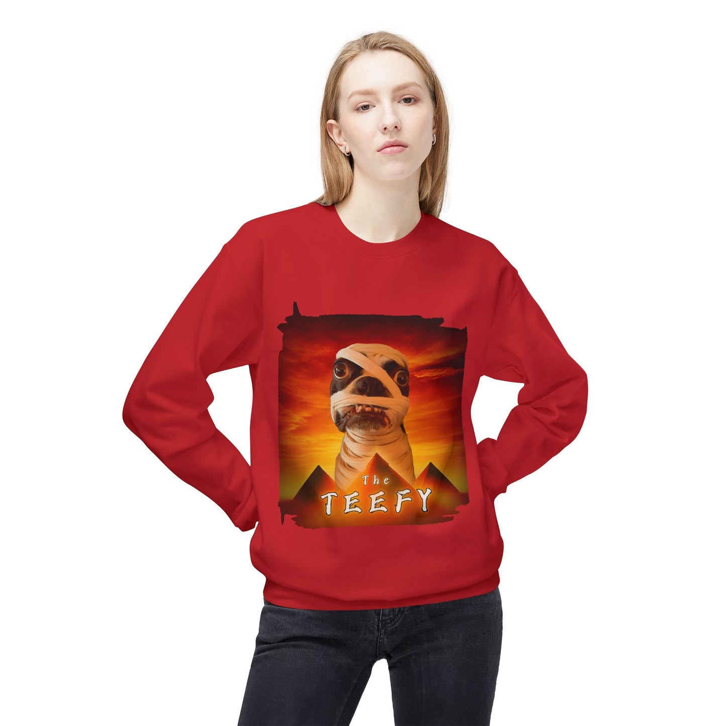 The Teefy Crewneck Sweatshirt: Ancient Comfort