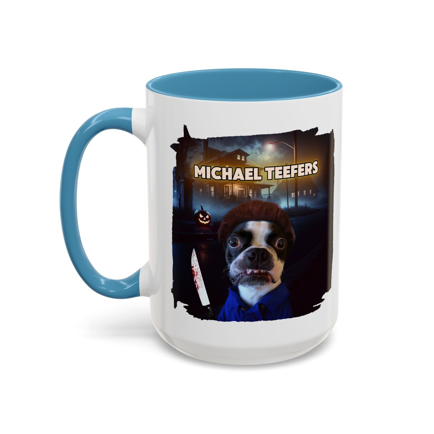 Michael Teefers Accent Mug – Brew with a Slasher Twist