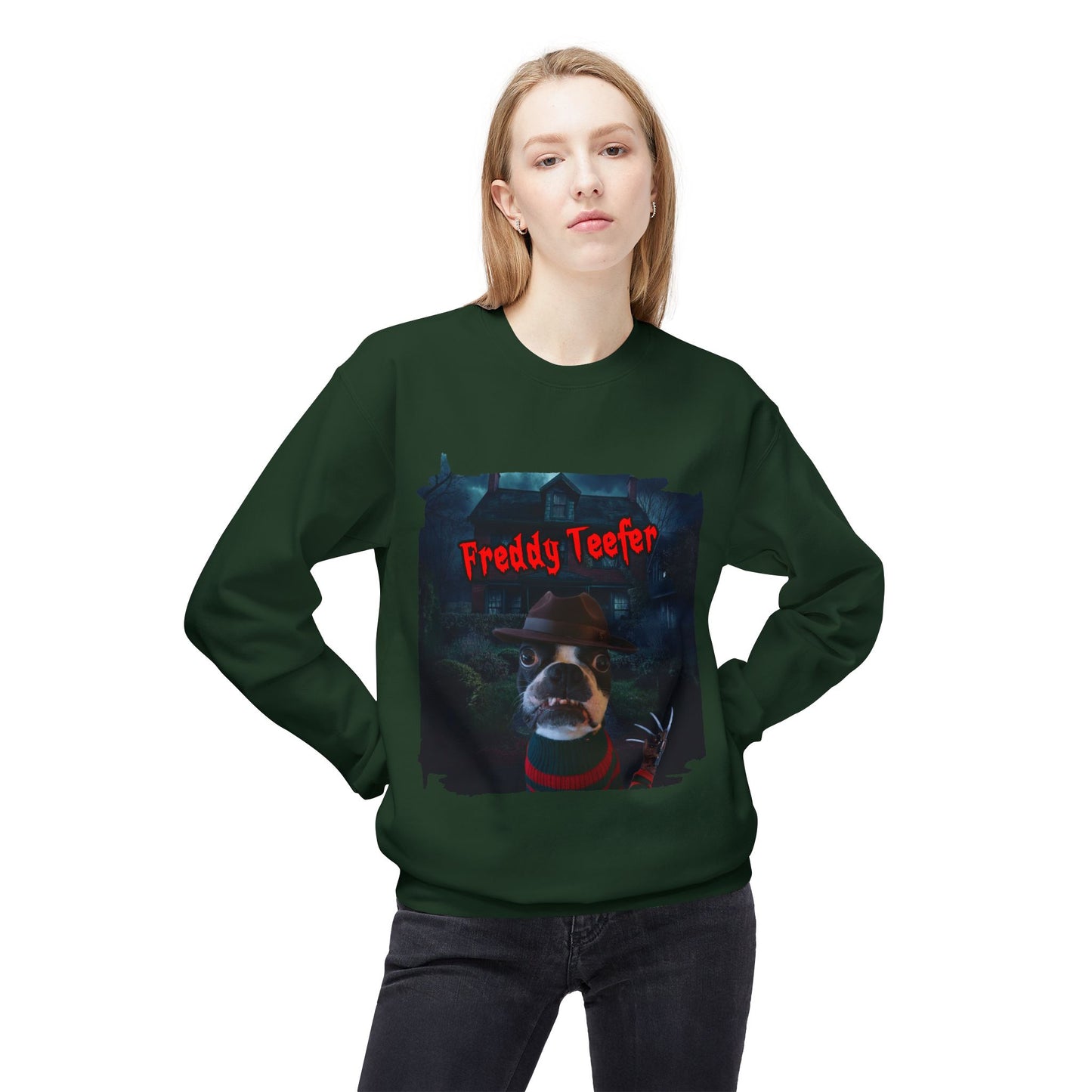 Freddy Teefer Crewneck Sweatshirt: Dream Realm Cozy