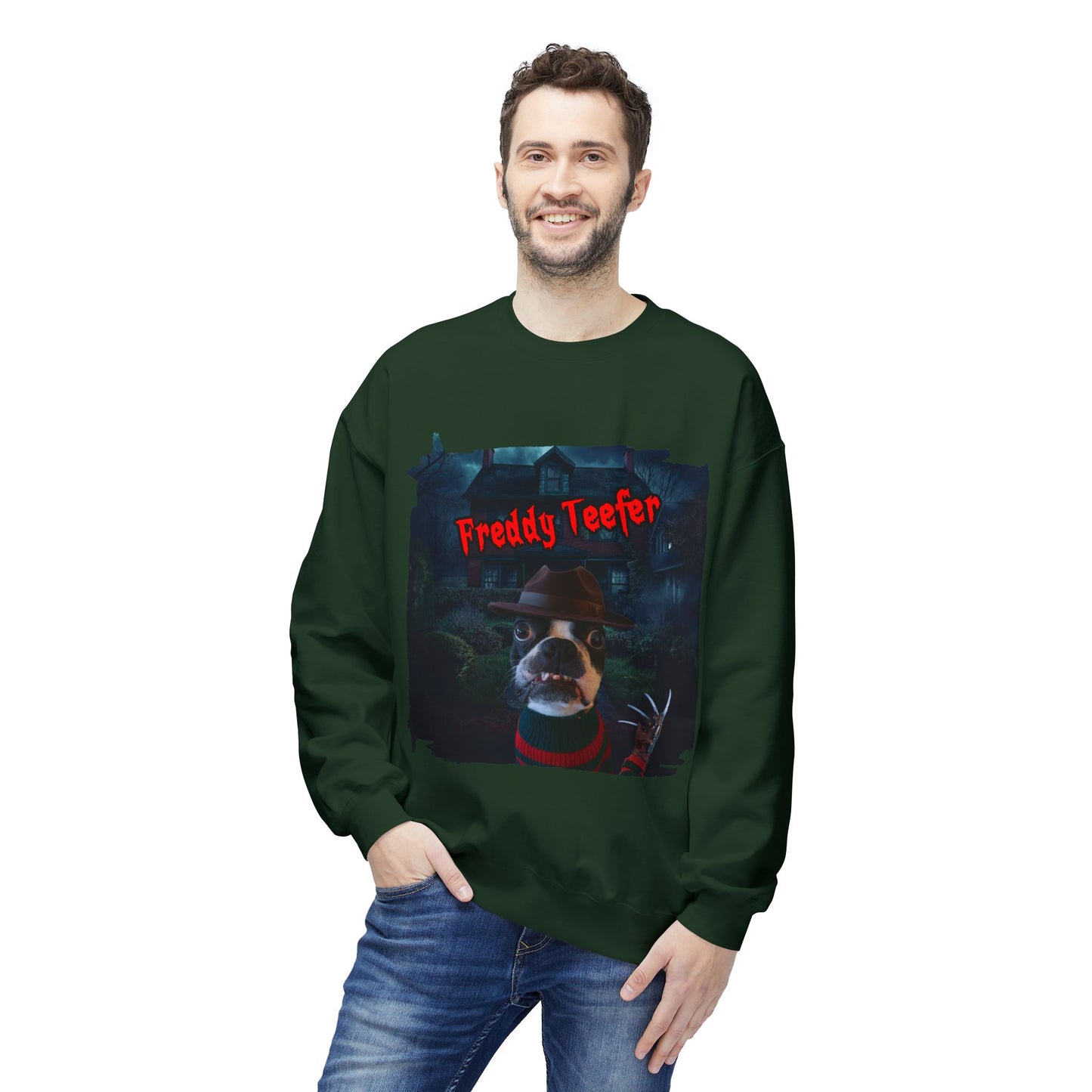 Freddy Teefer Crewneck Sweatshirt: Dream Realm Cozy