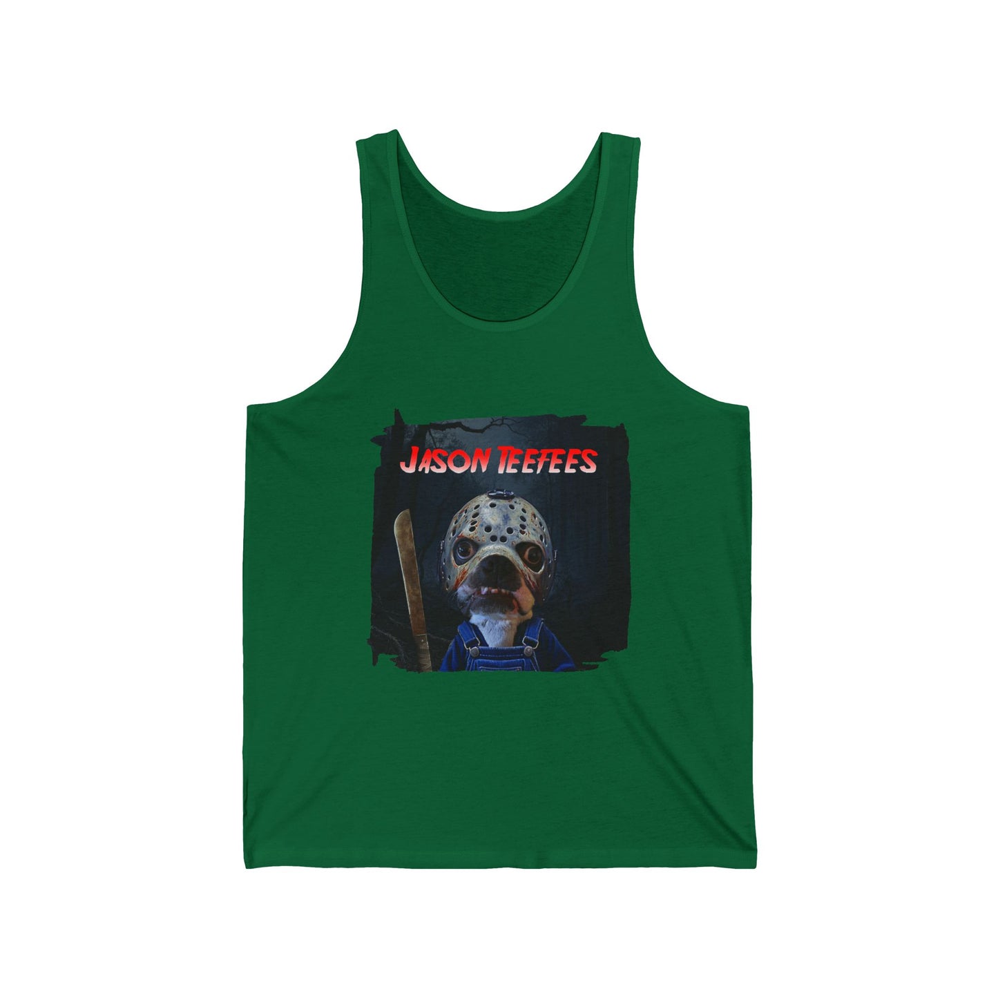 Jason Teefees Unisex Tank Top: Campsite Chiller