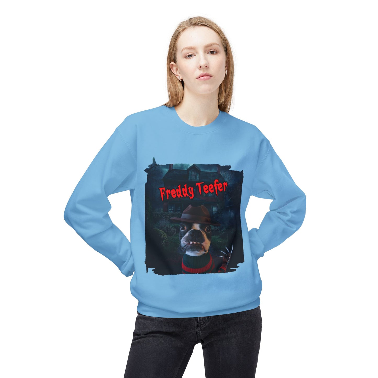 Freddy Teefer Crewneck Sweatshirt: Dream Realm Cozy