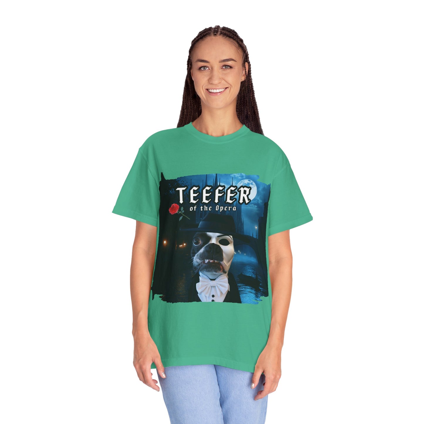 Teefer of the Opera Unisex T-Shirt: Curtain Call Comfort