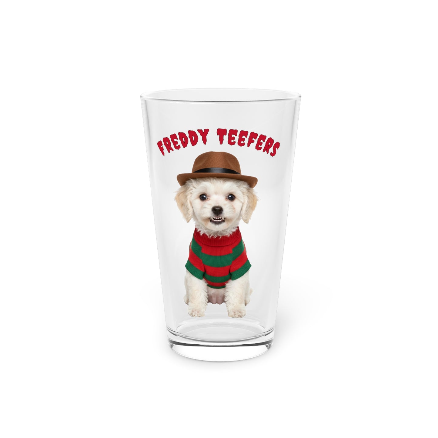 Poodle Halloween Pint Glass – Freddy Teefers