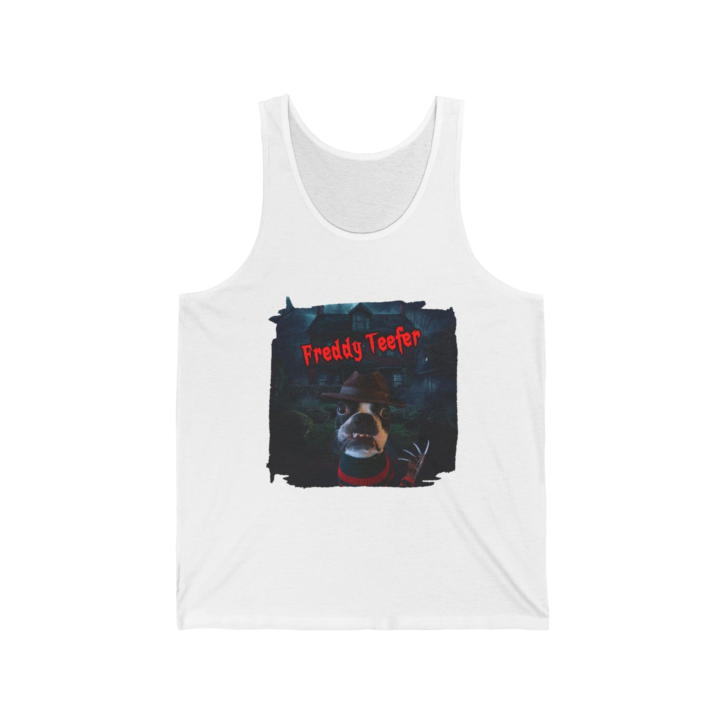 Freddy Teefer Unisex Tank Top: Nightmare Knit