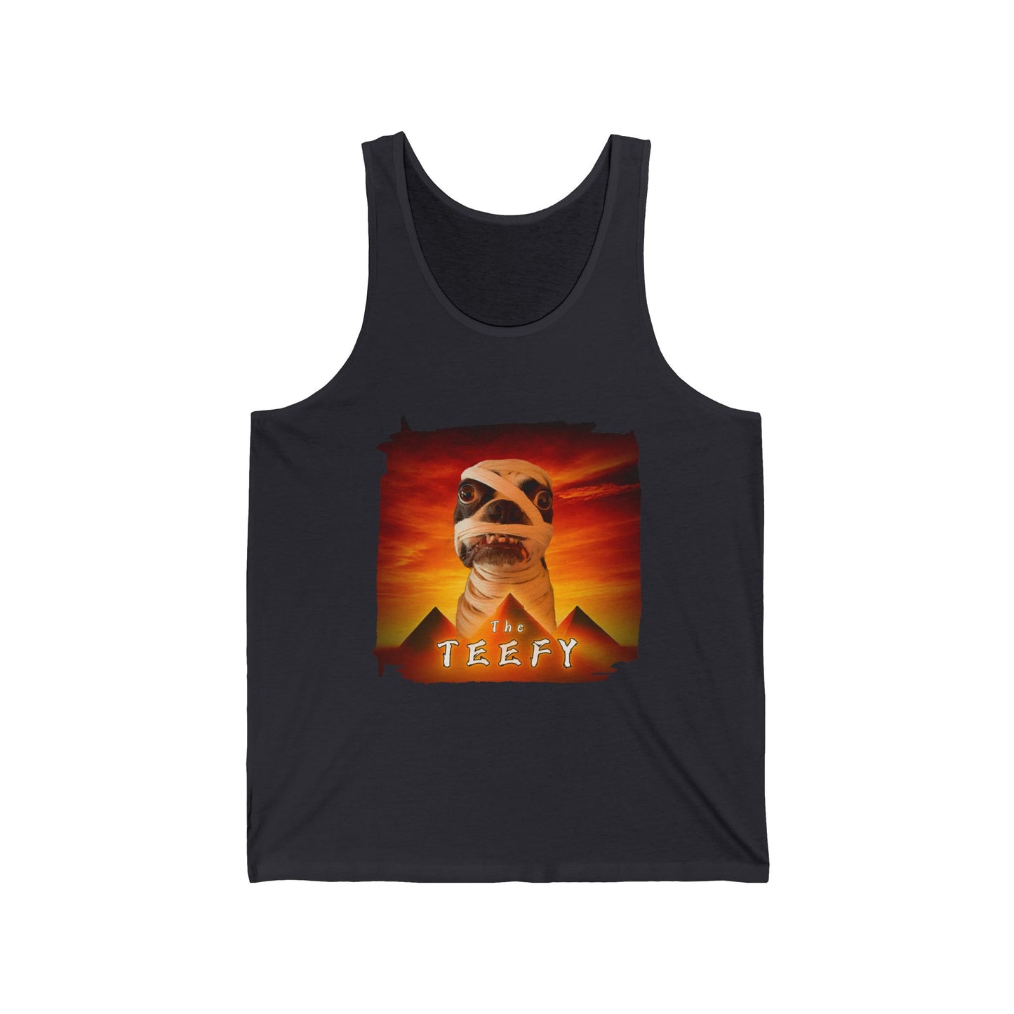 The Teefy Unisex Tank Top: Mummy's Casual Charm