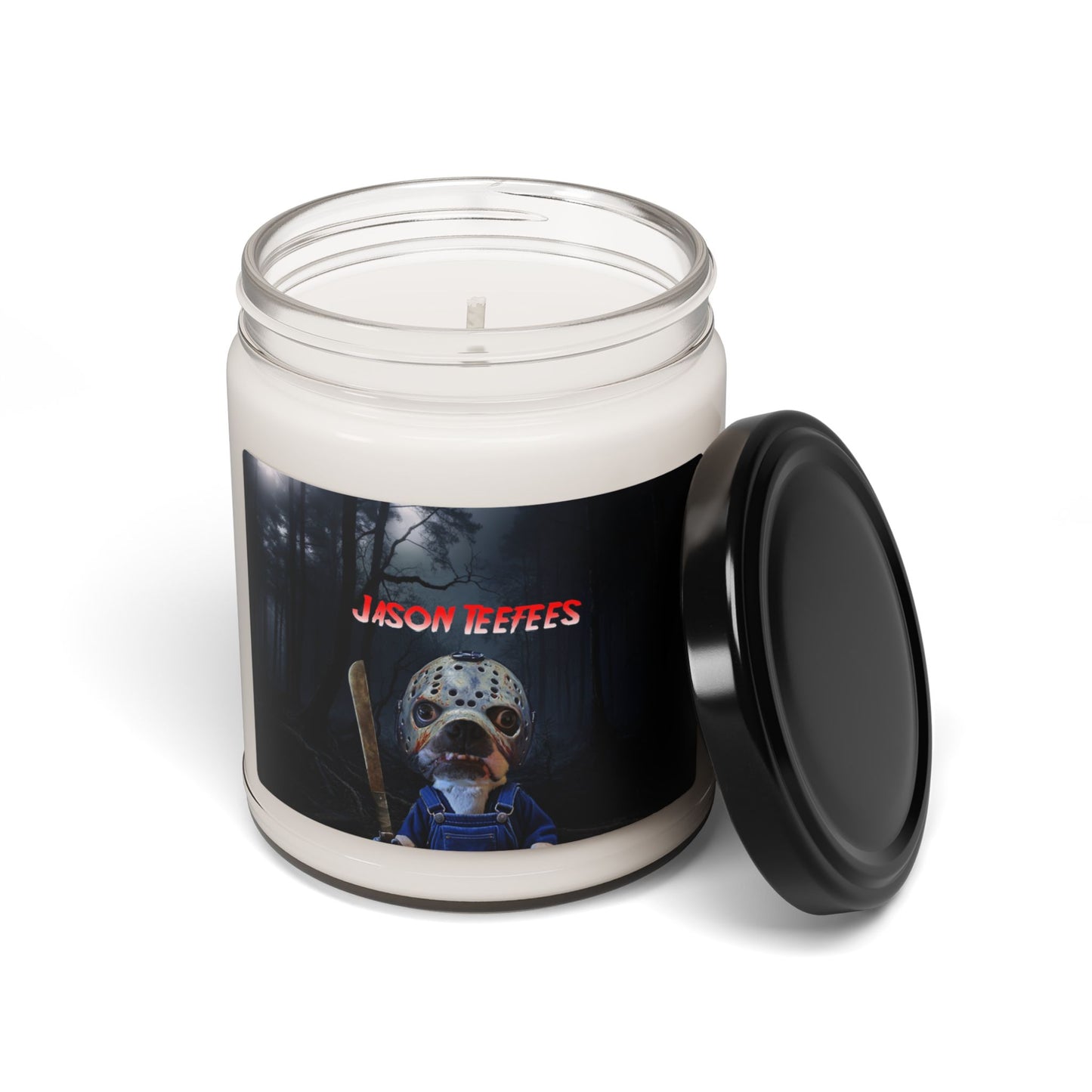 Jason Teefees Scented Candle: Campfire Glow