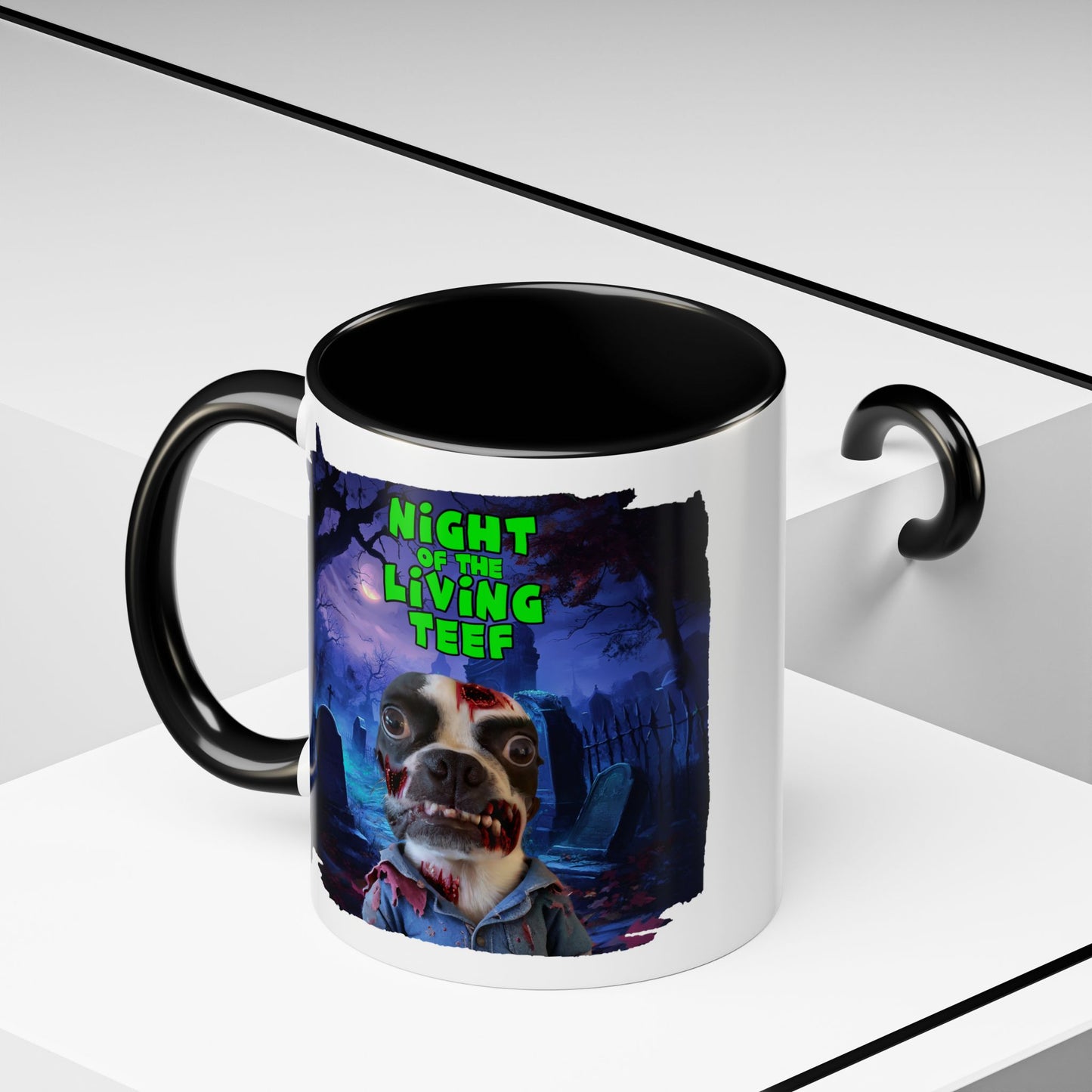 Night of the Living Teef Accent Mug: Zombie Sips