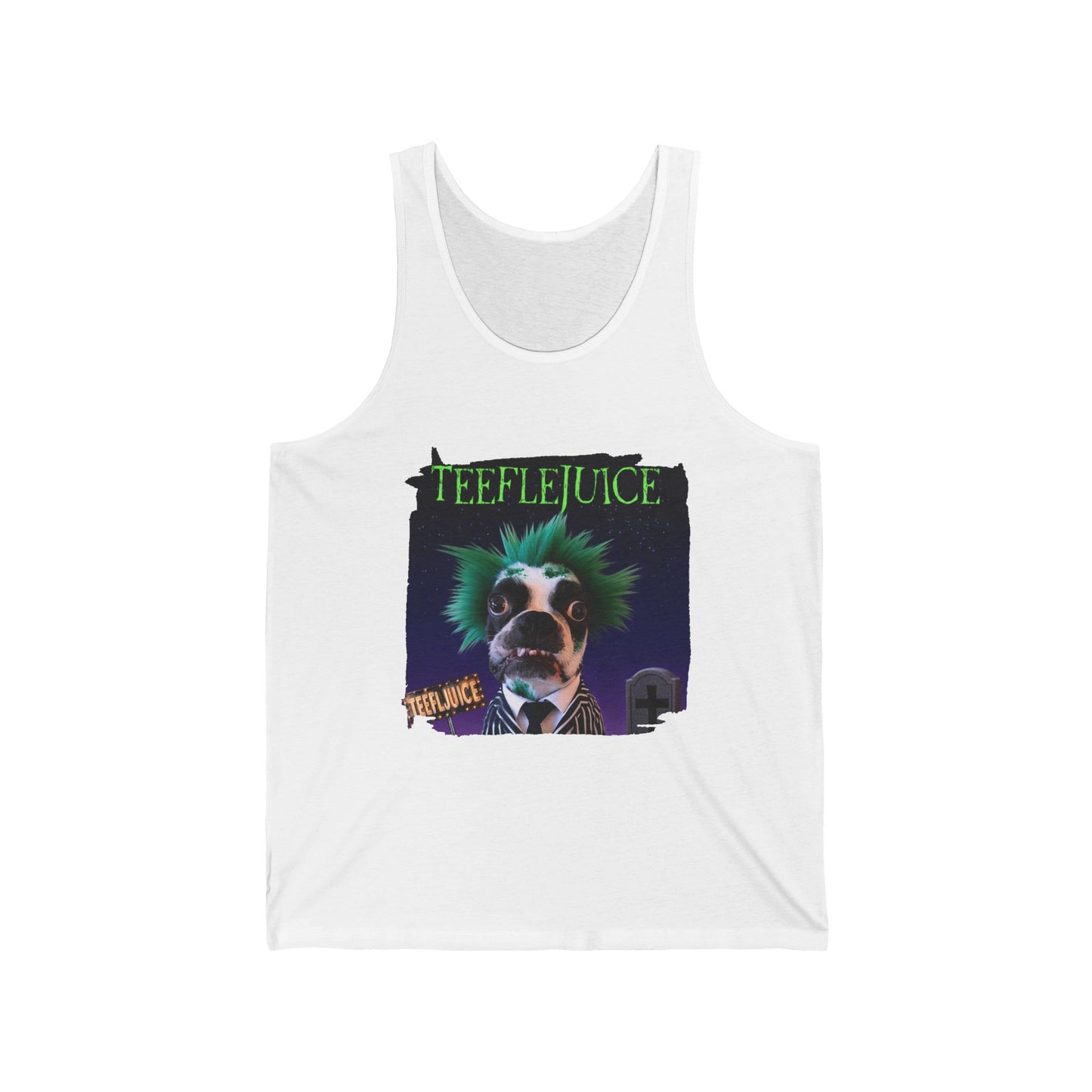 Teeflejuice Unisex Tank Top: Spooky Spectacle Wear