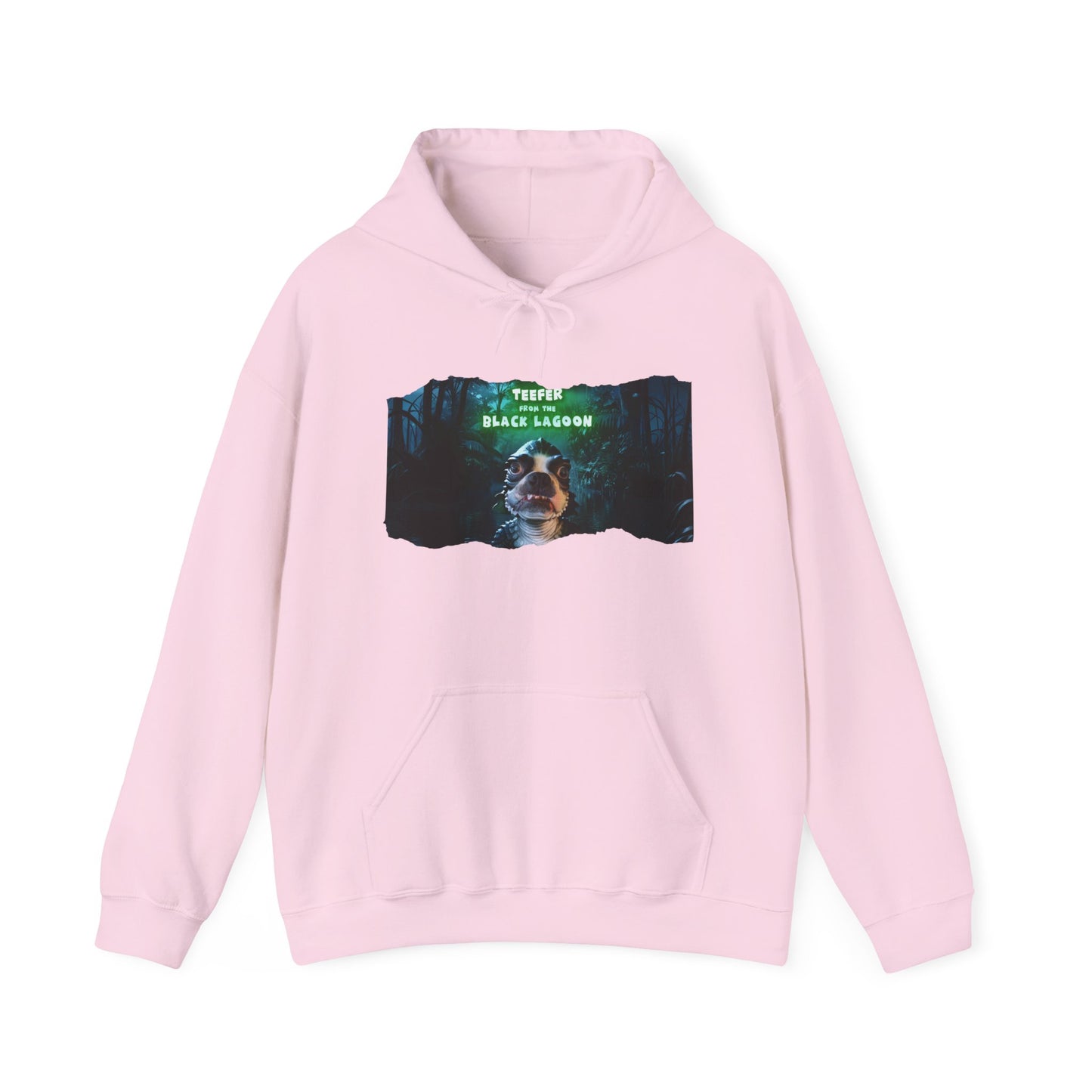 Teefer from the Black Lagoon Unisex Pullover Hoodie: Mystical Waters Comfort