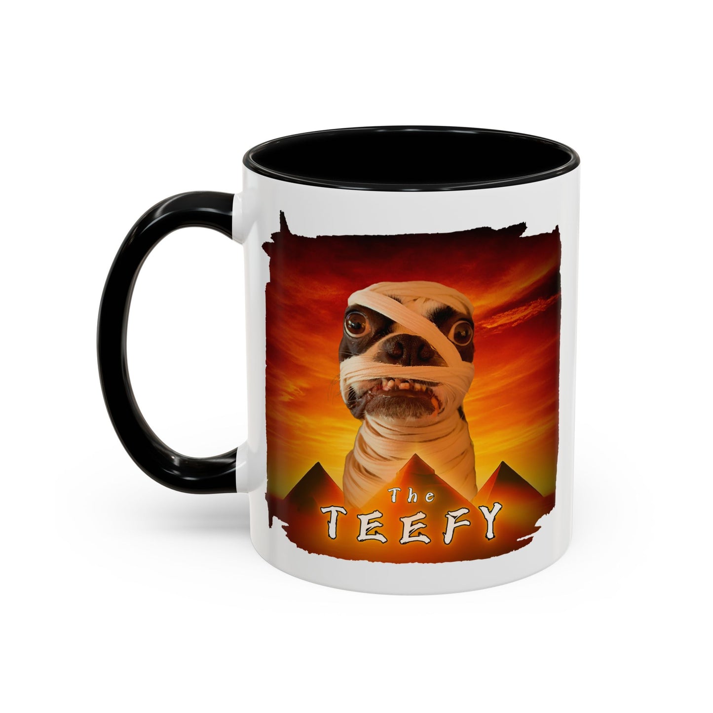 Mummified Mornings: The Teefy Accent Mug