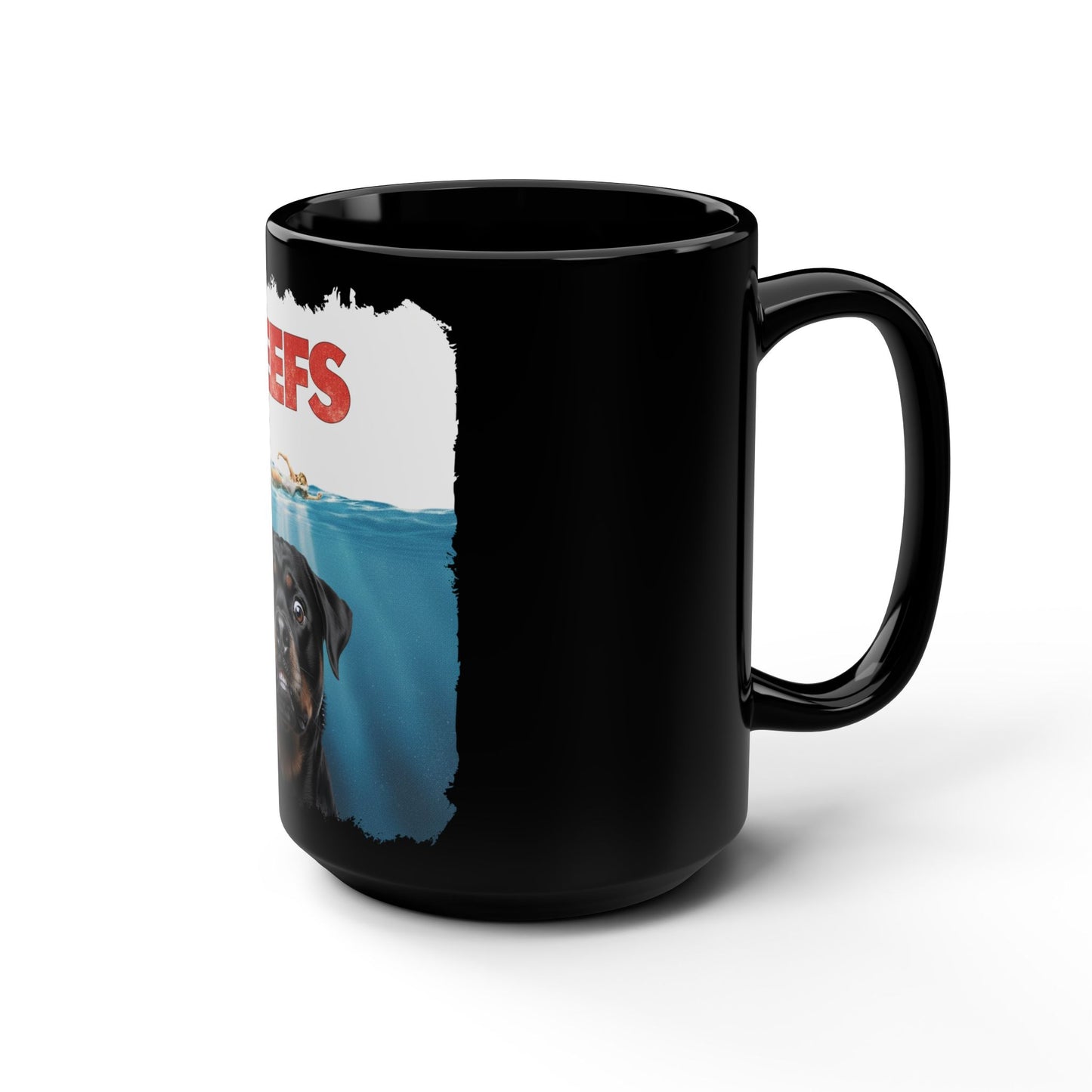 Rottweiler TEEFS Black Mug