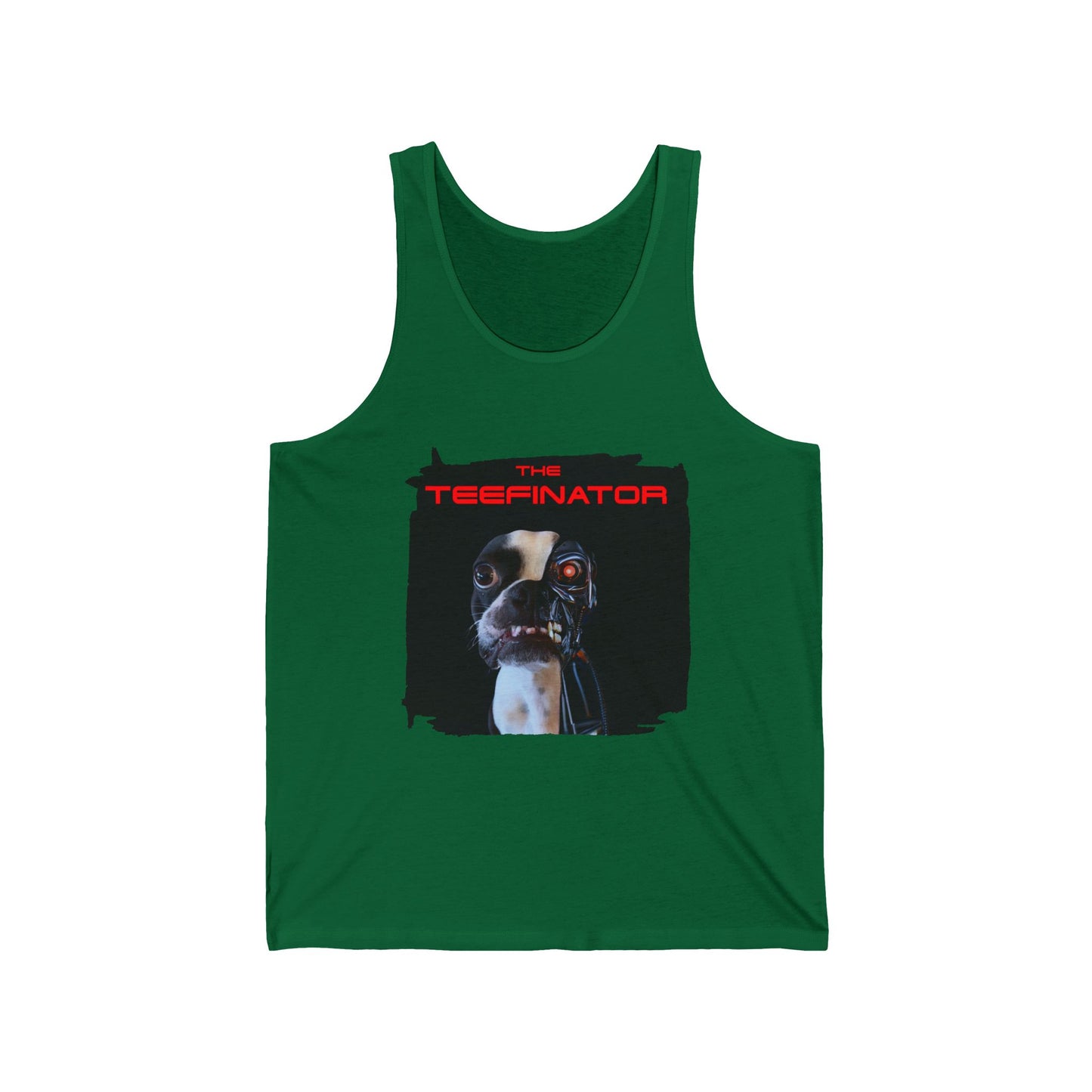 The Teefinator Unisex Tank Top: Cybernetic Cool