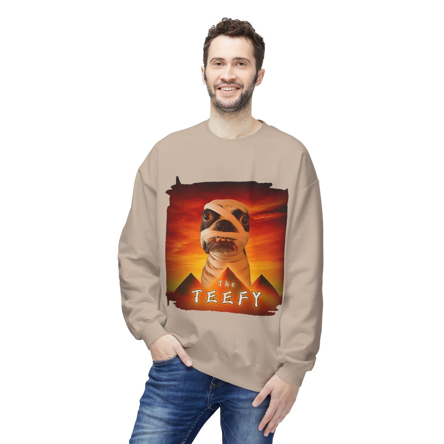 The Teefy Crewneck Sweatshirt: Ancient Comfort