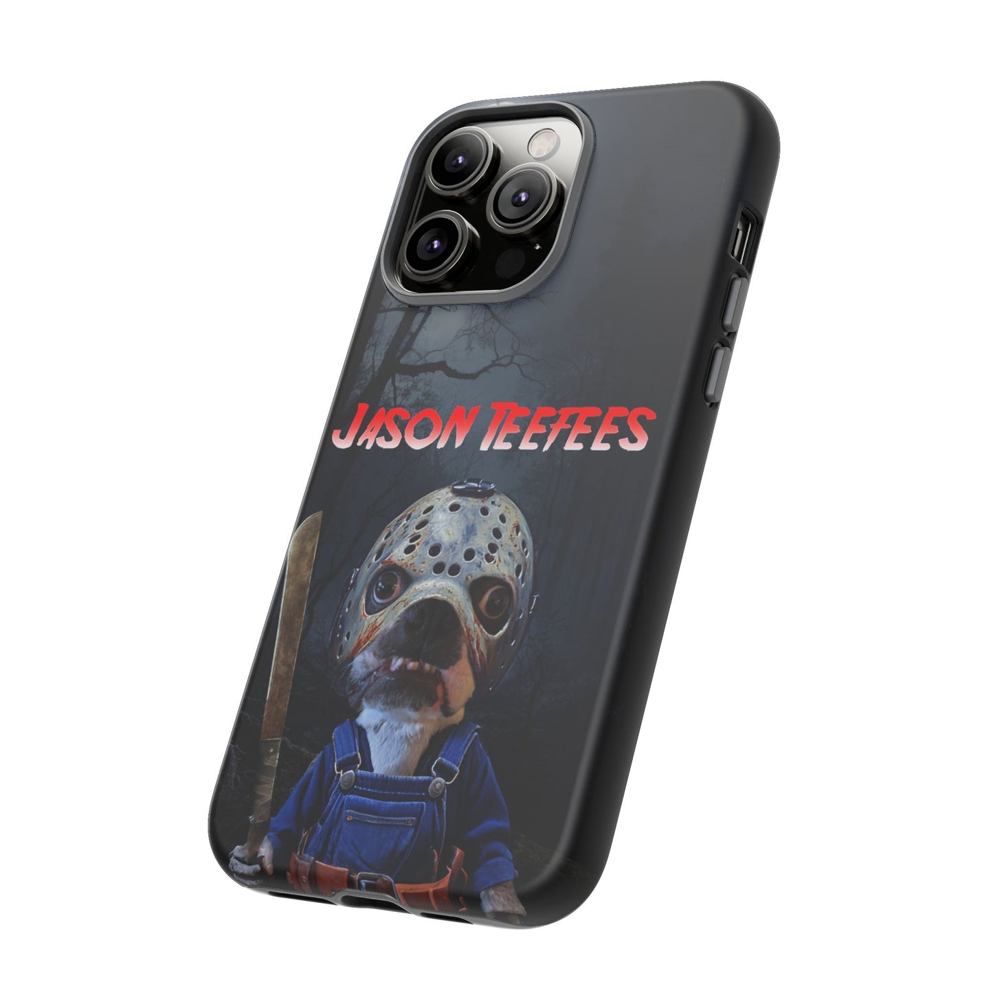 Masked Mischief: Jason Teefees Phone Case