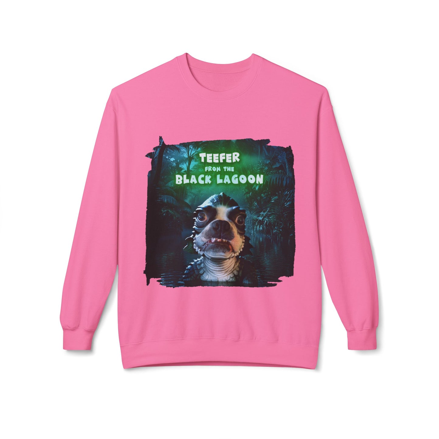 Teefer from the Black Lagoon Crewneck Sweatshirt: Lagoon Depths Comfort