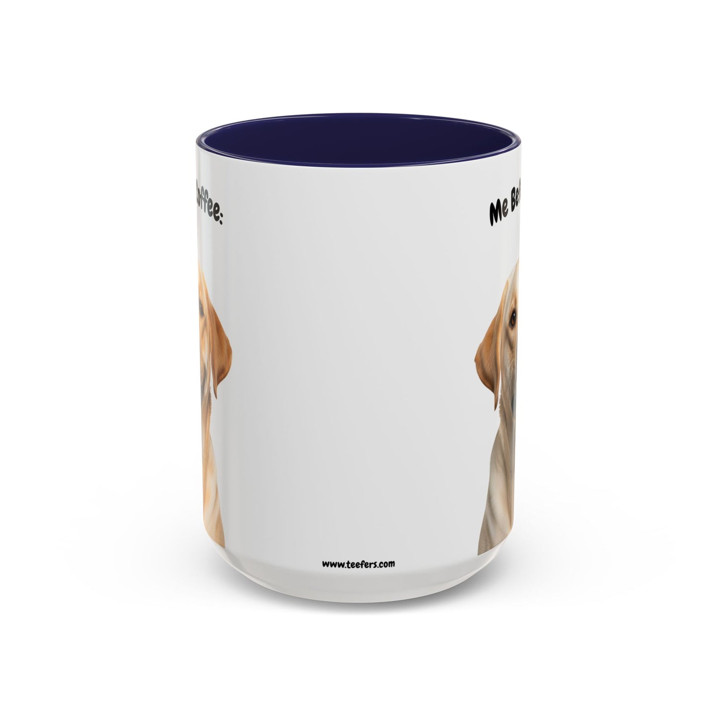 Funny Labrador Retriever Coffee Mug – Me Before Coffee / Me After Coffee – Cute Lab Teeth Design – Teefers Original