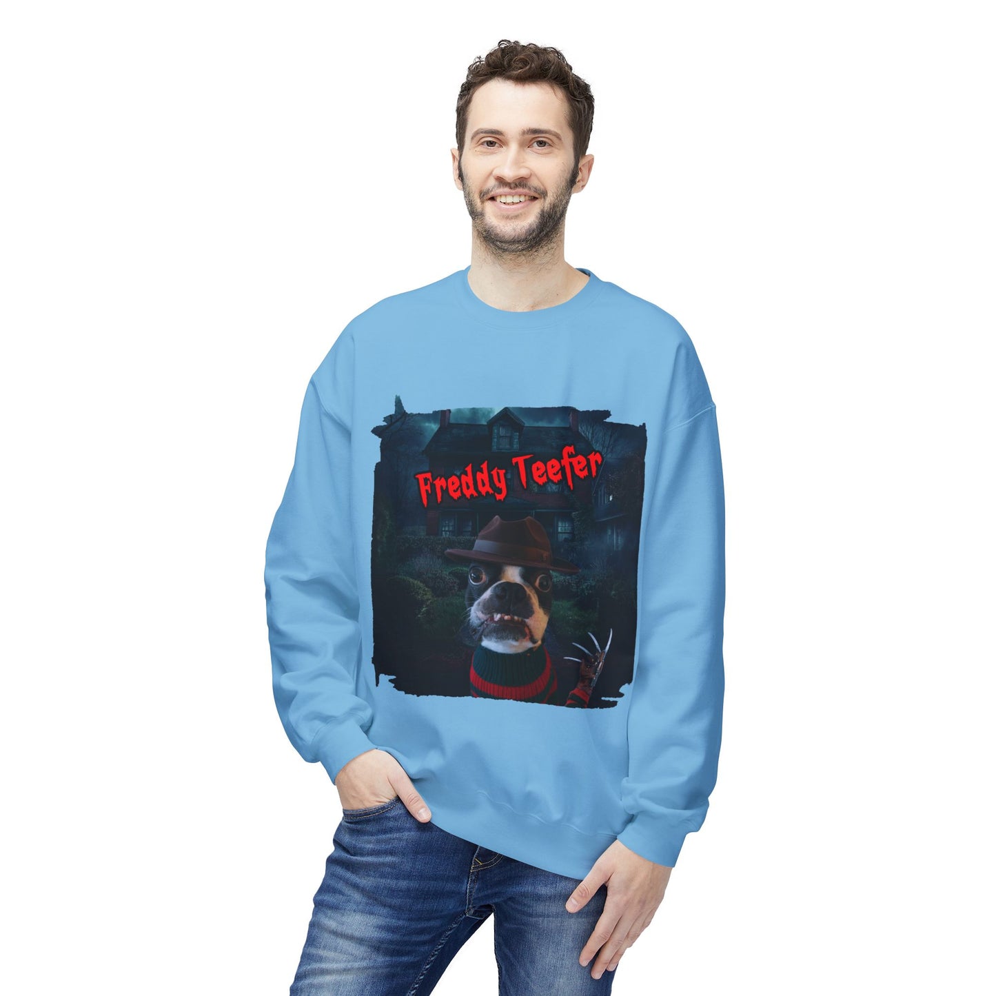 Freddy Teefer Crewneck Sweatshirt: Dream Realm Cozy