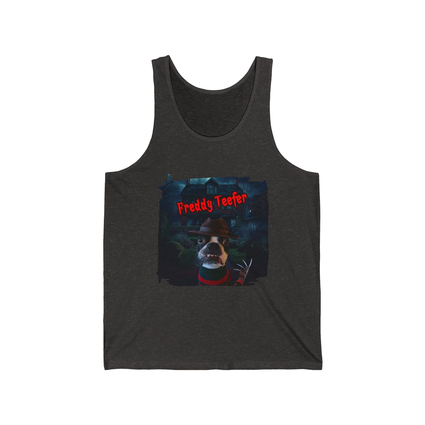 Freddy Teefer Unisex Tank Top: Nightmare Knit