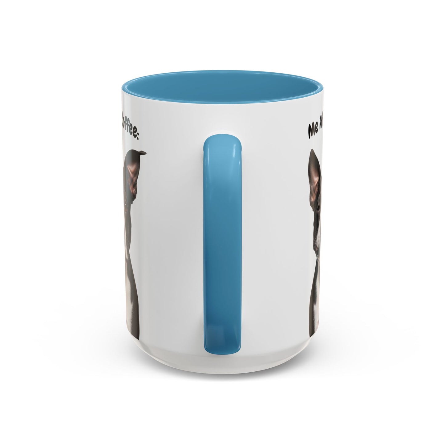 Funny Boston Terrier Coffee Mug – Me Before Coffee / Me After Coffee – Cute Boston Teeth Design – Teefers Original