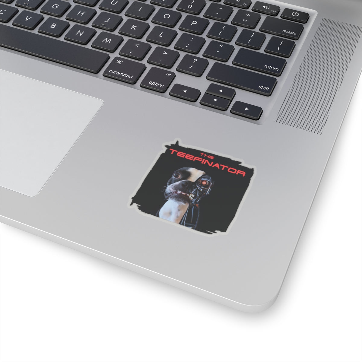 The Teefinator Sticker: Cybernetic Swagger