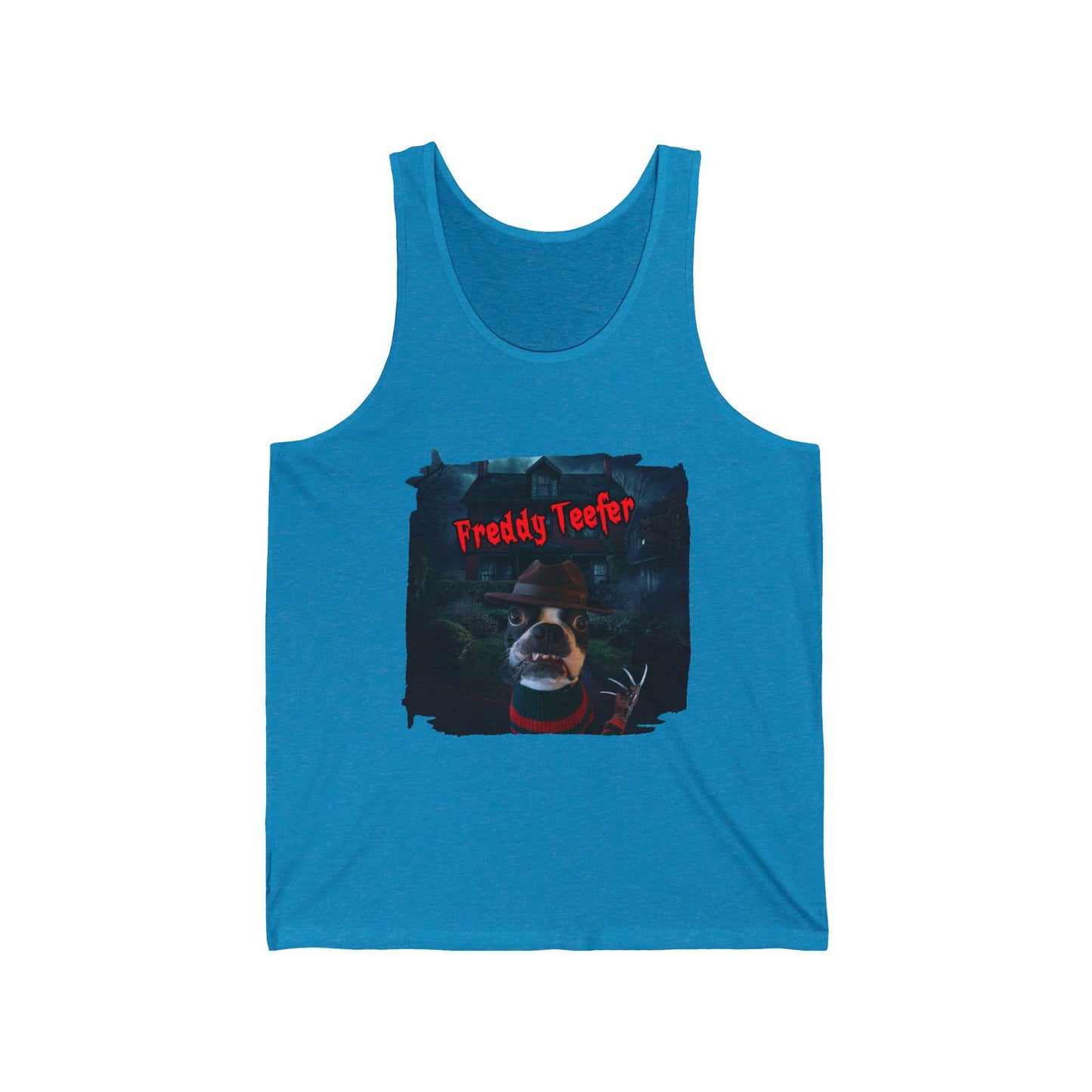 Freddy Teefer Unisex Tank Top: Nightmare Knit