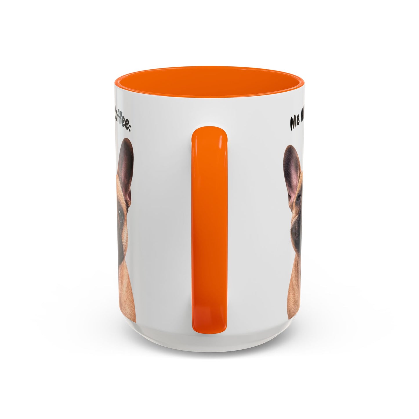 Funny French Bulldog Coffee Mug – Me Before Coffee / Me After Coffee – Cute Frenchie Teeth Design – Teefers Original
