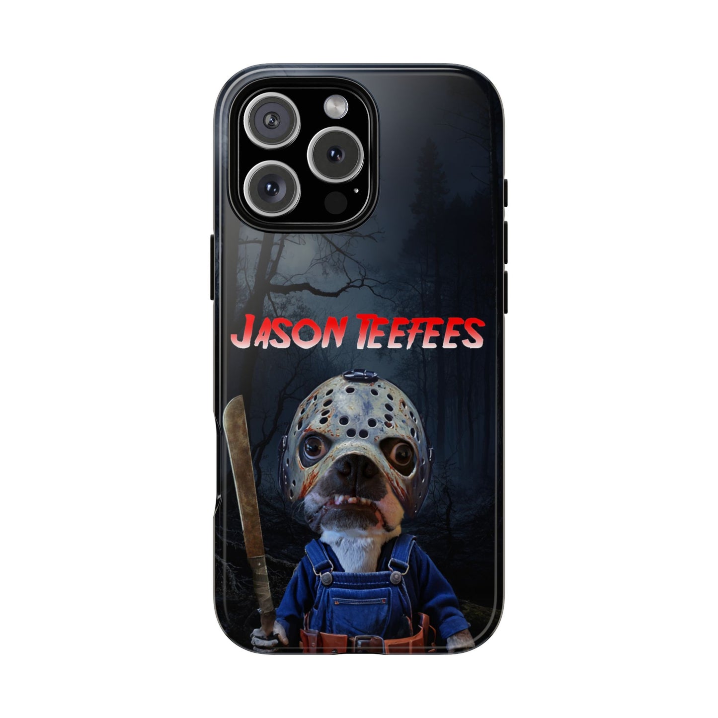 Masked Mischief: Jason Teefees Phone Case